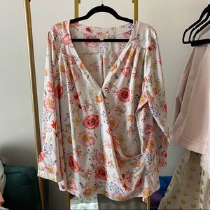 ModCloth floral blouse